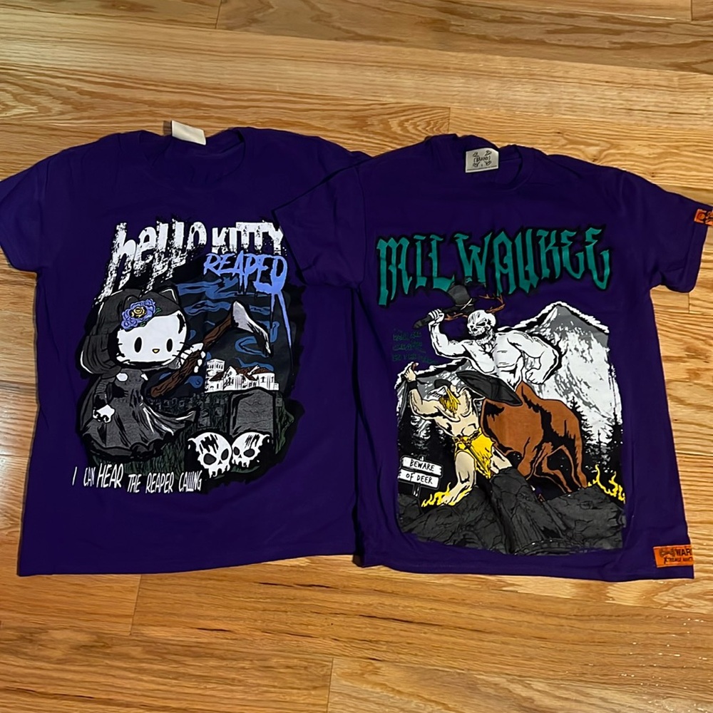 2 Trendy Purple T-shirts